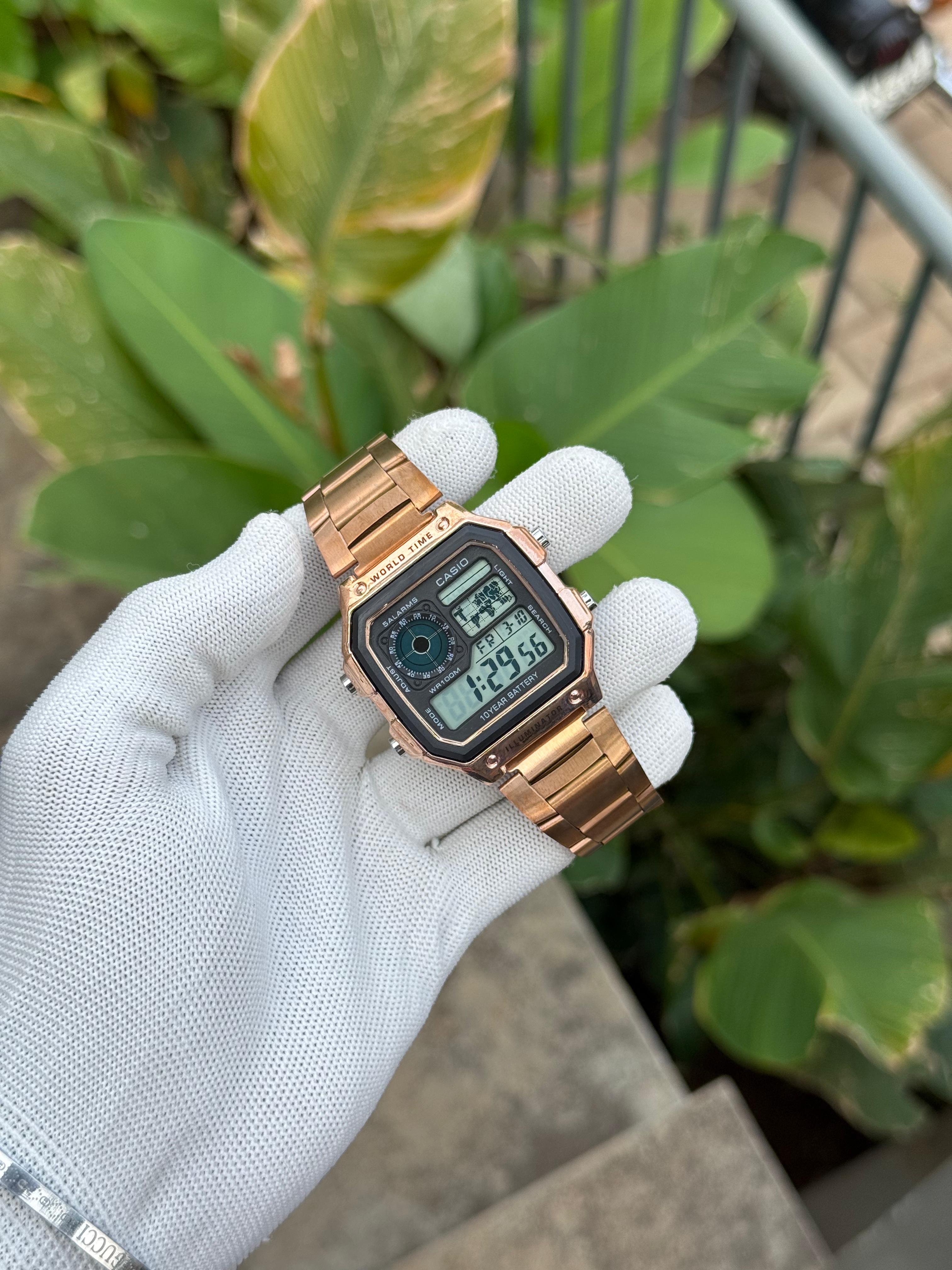 Velora World Time Digital Watch