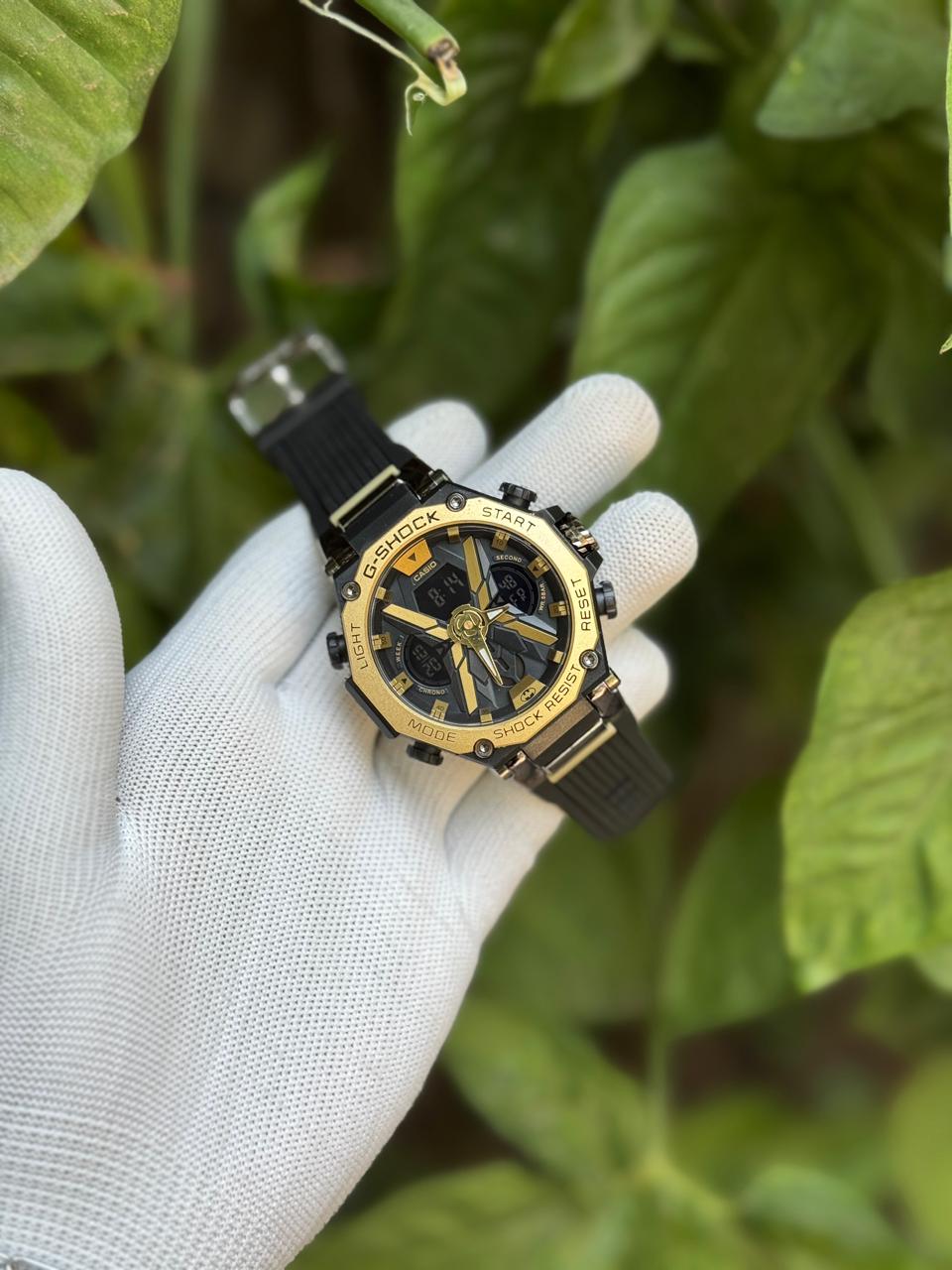 Men’s Analog-Digital Dual Display Watch with Quartz Movement