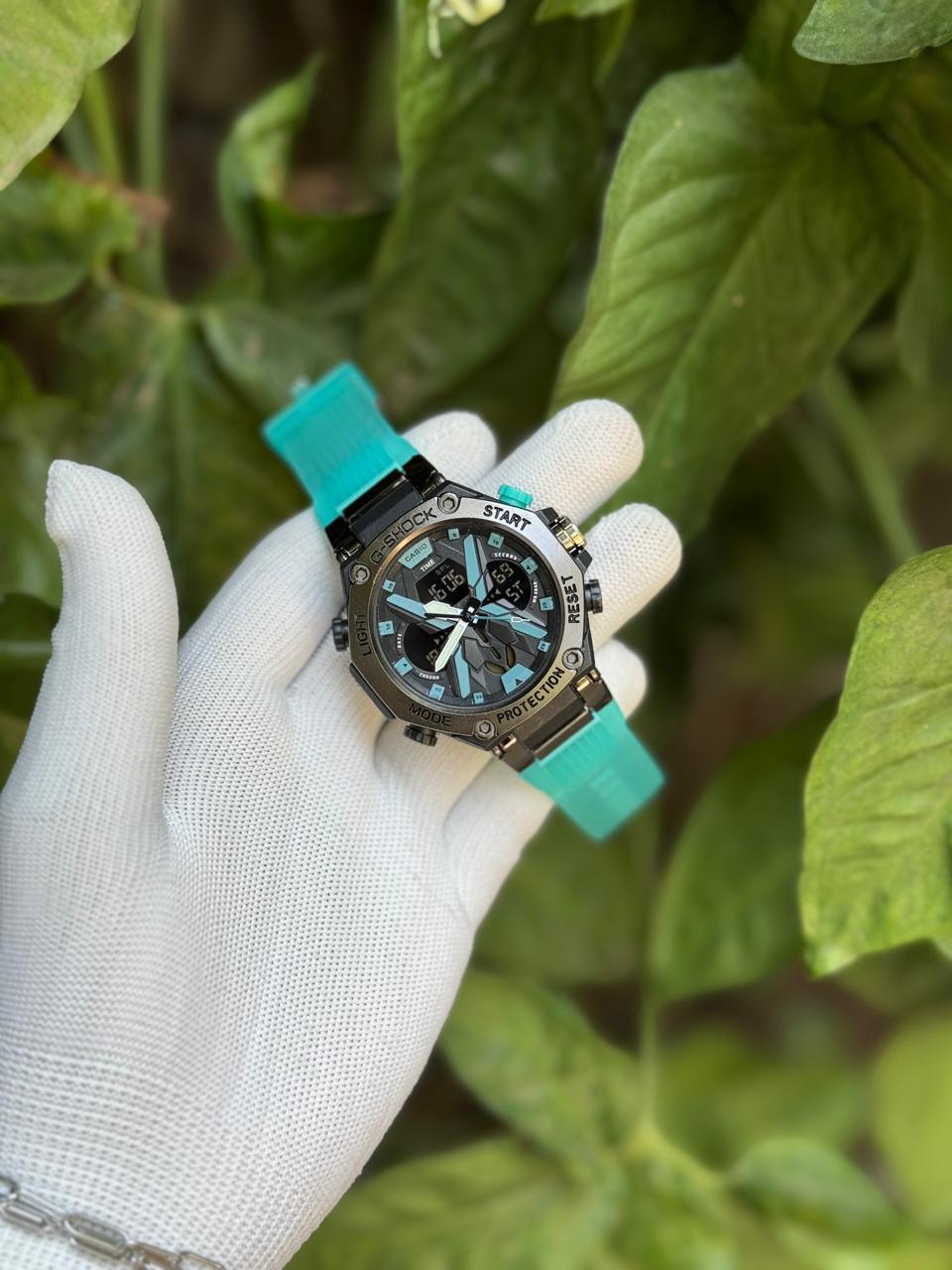 Men’s Analog-Digital Dual Display Watch with Quartz Movement