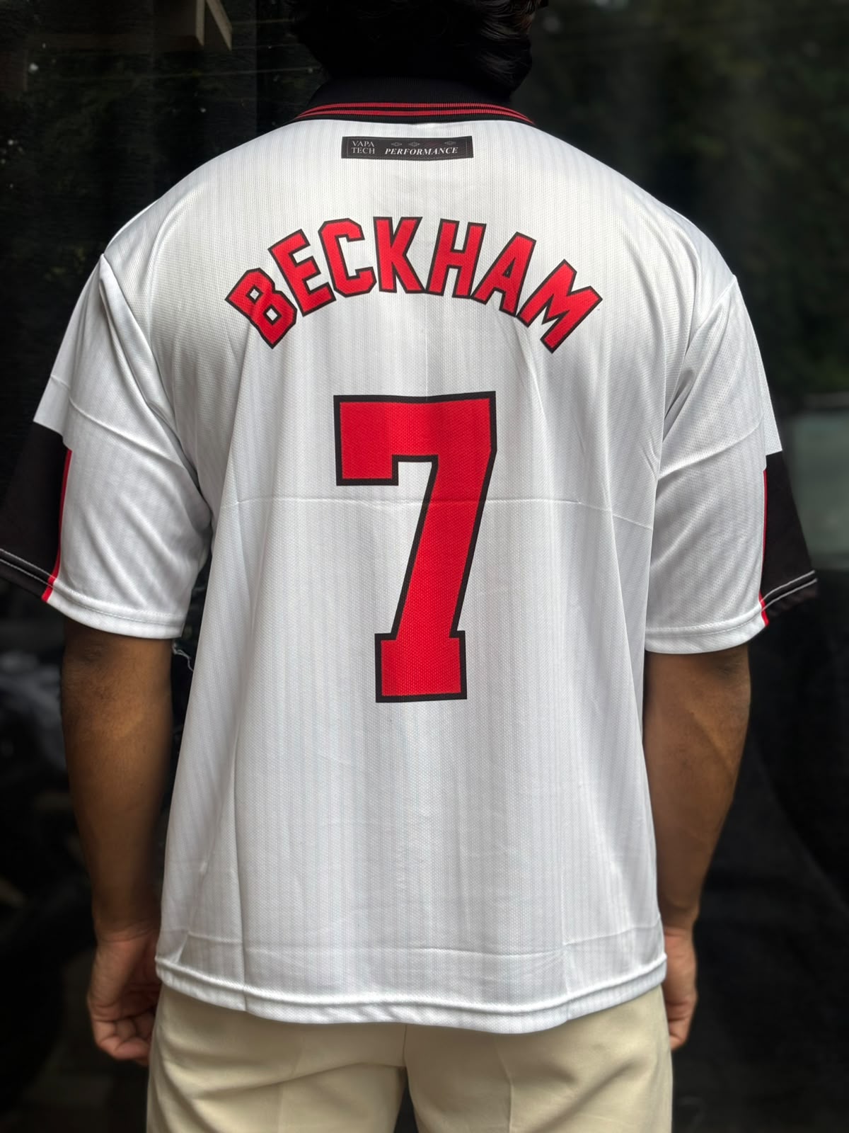 England 1998 Home Jersey Beckham #7 | Retro Football Jersey | Oversize