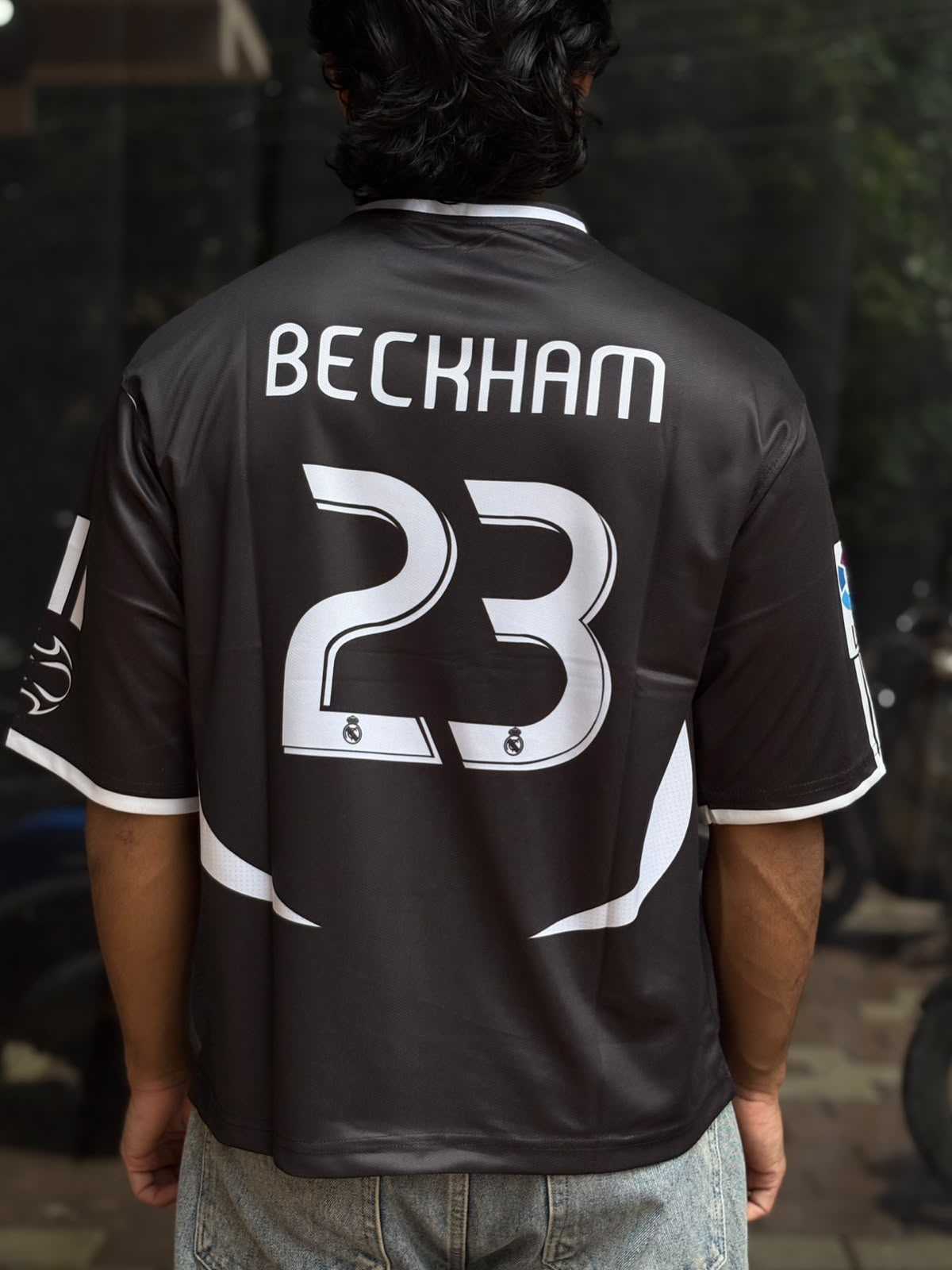 Beckham #23 Real Madrid Retro football jersey