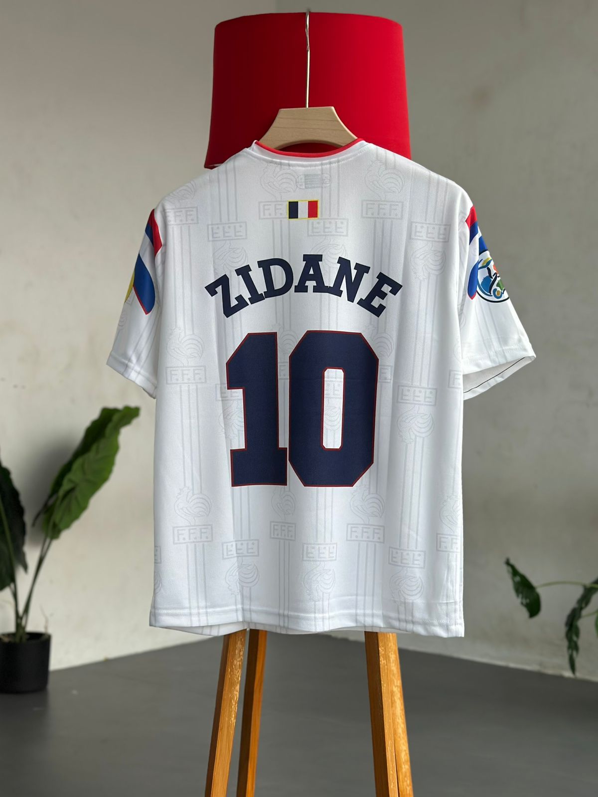 #10 Zidane Adidas France away Jersey