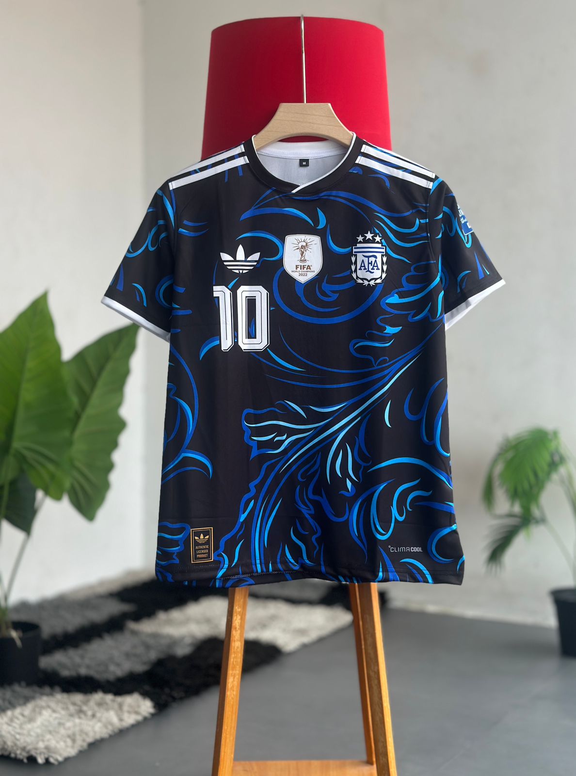 Messi #10 Argentina 2026 World Cup Away Football Jersey