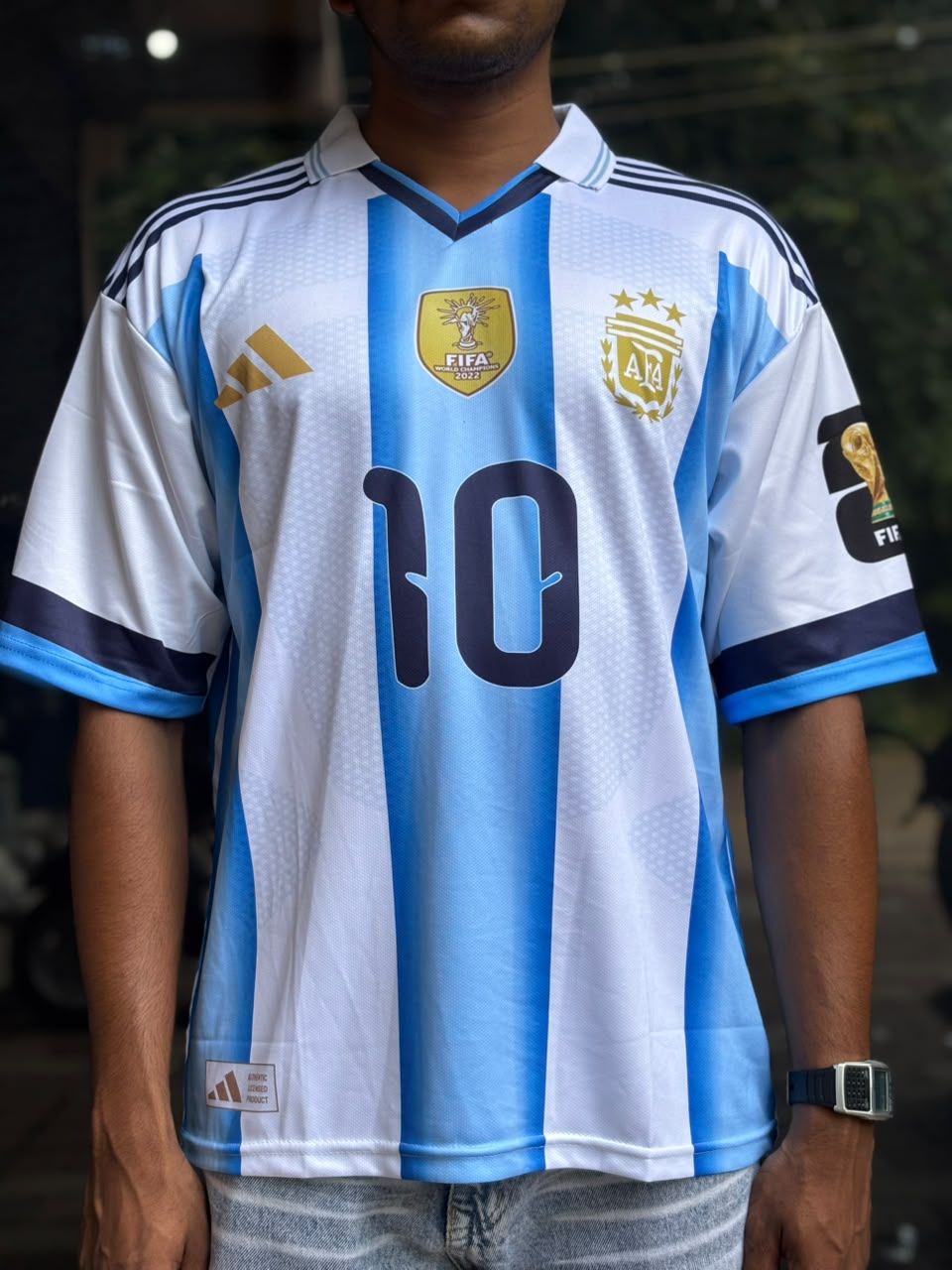 Argentina National Team Home Jersey "MESSI 10"