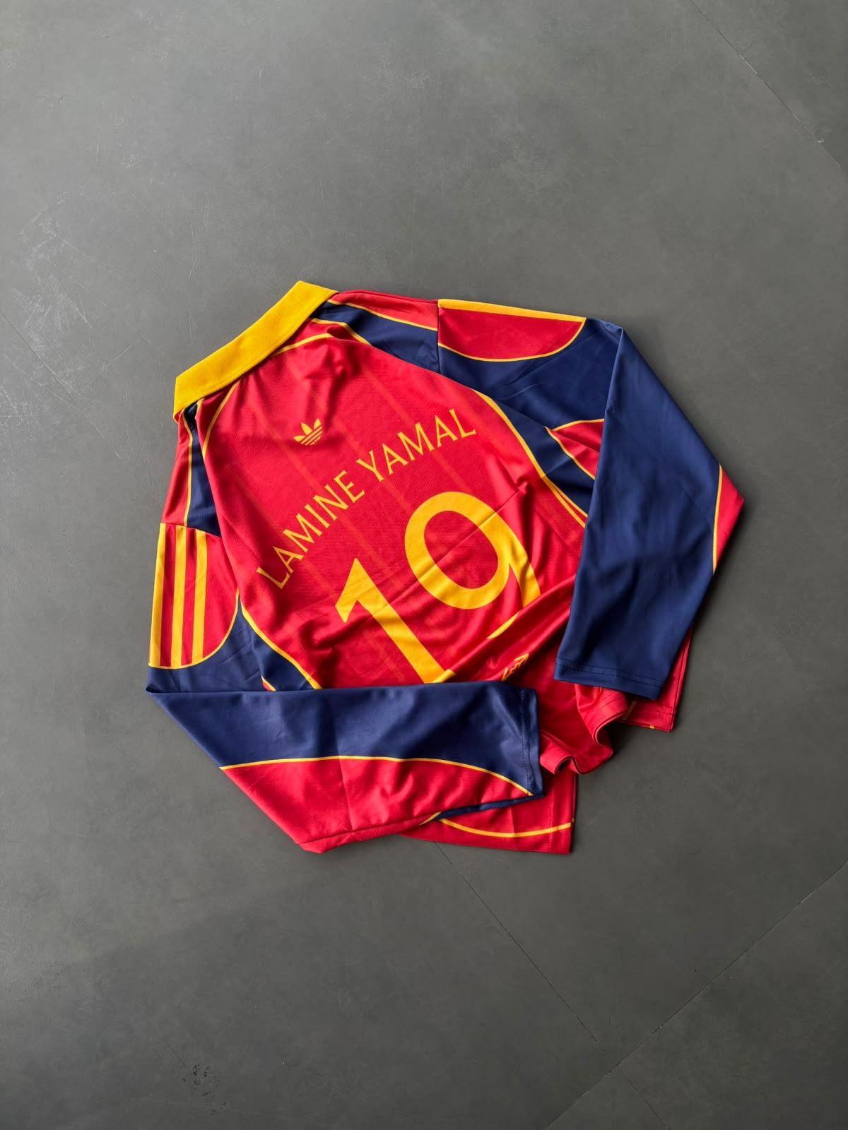 Lamine Yamal #19 Spain 1998 retro long-sleeve home jersey