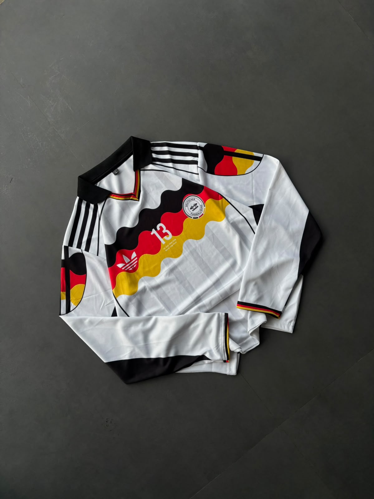 Ballack #13 Retro Adidas West Germany 1990 Home
