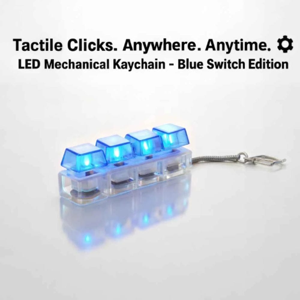 LED Keyboard Fidget Keyring
